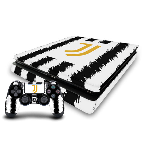 Juventus Football Club 2023/24 Match Kit Home Vinyl Sticker Skin Decal Cover for Sony PS4 Slim Console & Controller