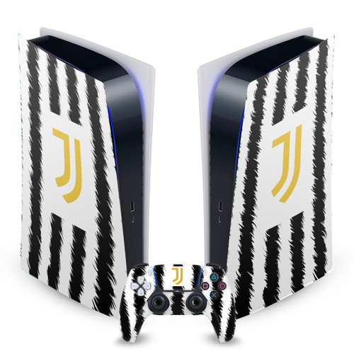 Juventus Football Club 2023/24 Match Kit Home Vinyl Sticker Skin Decal Cover for Sony PS5 Digital Edition Bundle