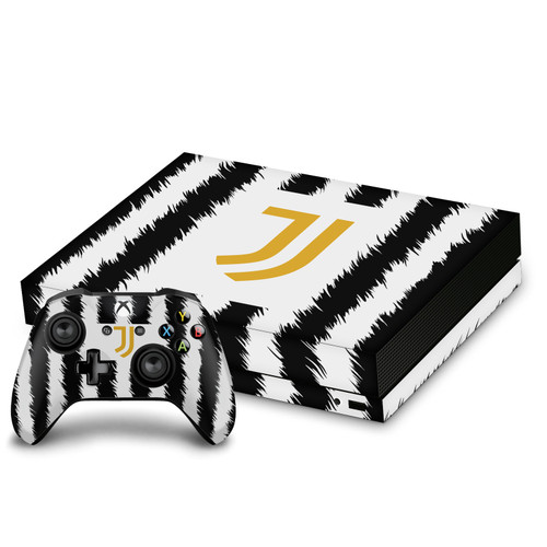 Juventus Football Club 2023/24 Match Kit Home Vinyl Sticker Skin Decal Cover for Microsoft Xbox One X Bundle