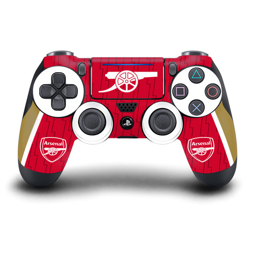 Arsenal FC 2023/24 Crest Kit Home Vinyl Sticker Skin Decal Cover for Sony DualShock 4 Controller