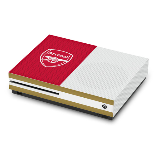 Arsenal FC 2023/24 Crest Kit Home Vinyl Sticker Skin Decal Cover for Microsoft Xbox One S Console