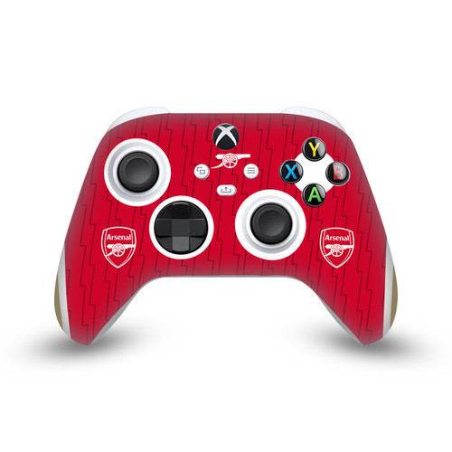 Arsenal FC 2023/24 Crest Kit Home Vinyl Sticker Skin Decal Cover for Microsoft Xbox Series X / Series S Controller