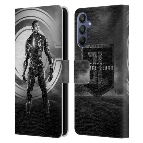 Zack Snyder's Justice League Snyder Cut Character Art Cyborg Leather Book Wallet Case Cover For Samsung Galaxy A15