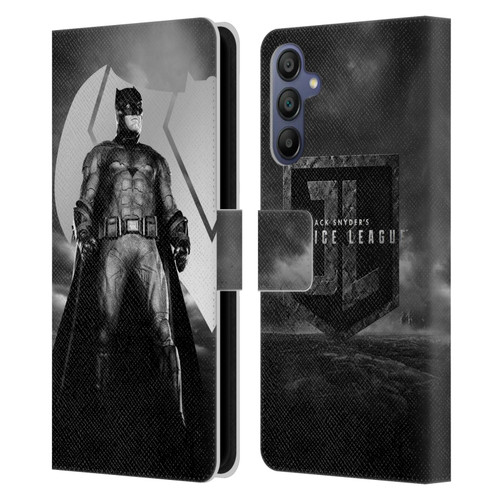 Zack Snyder's Justice League Snyder Cut Character Art Batman Leather Book Wallet Case Cover For Samsung Galaxy A15