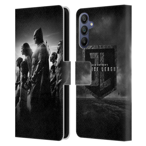 Zack Snyder's Justice League Snyder Cut Character Art Group Leather Book Wallet Case Cover For Samsung Galaxy A15