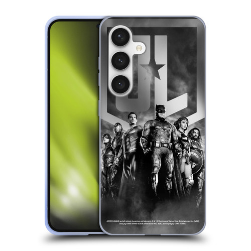 Zack Snyder's Justice League Snyder Cut Character Art Group Logo Soft Gel Case for Samsung Galaxy S24 5G