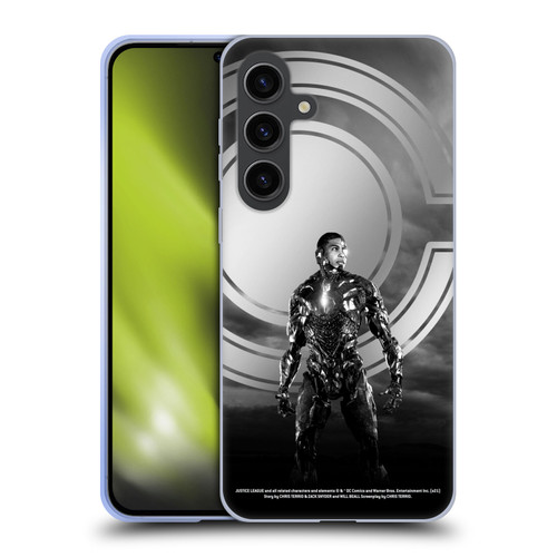 Zack Snyder's Justice League Snyder Cut Character Art Cyborg Soft Gel Case for Samsung Galaxy S24+ 5G