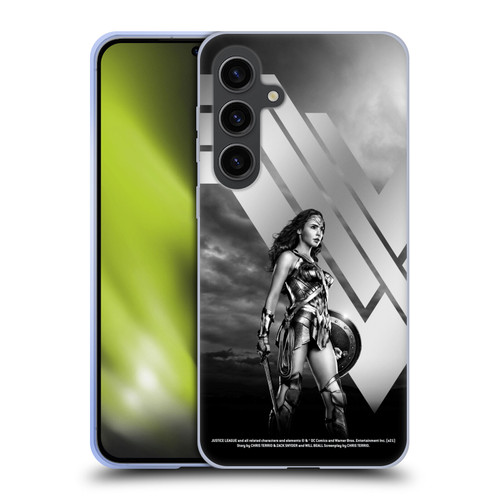 Zack Snyder's Justice League Snyder Cut Character Art Wonder Woman Soft Gel Case for Samsung Galaxy S24+ 5G
