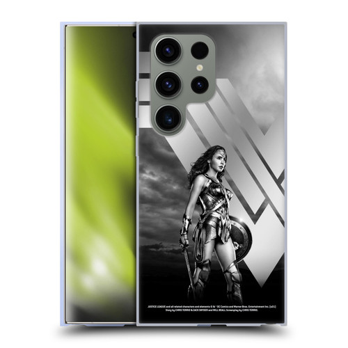 Zack Snyder's Justice League Snyder Cut Character Art Wonder Woman Soft Gel Case for Samsung Galaxy S24 Ultra 5G