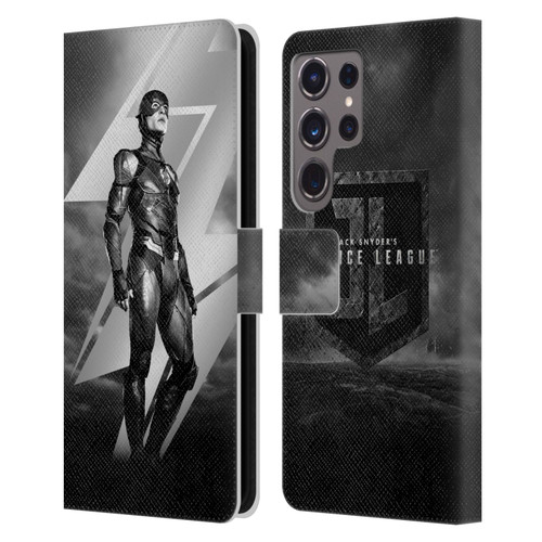 Zack Snyder's Justice League Snyder Cut Character Art Flash Leather Book Wallet Case Cover For Samsung Galaxy S24 Ultra 5G