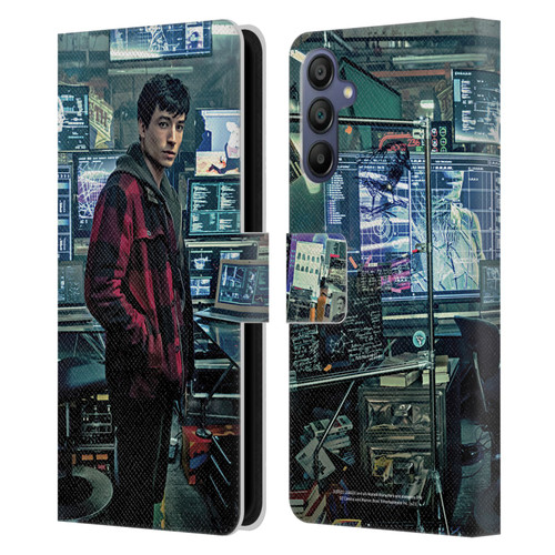 Zack Snyder's Justice League Snyder Cut Photography Barry Allen Leather Book Wallet Case Cover For Samsung Galaxy A15
