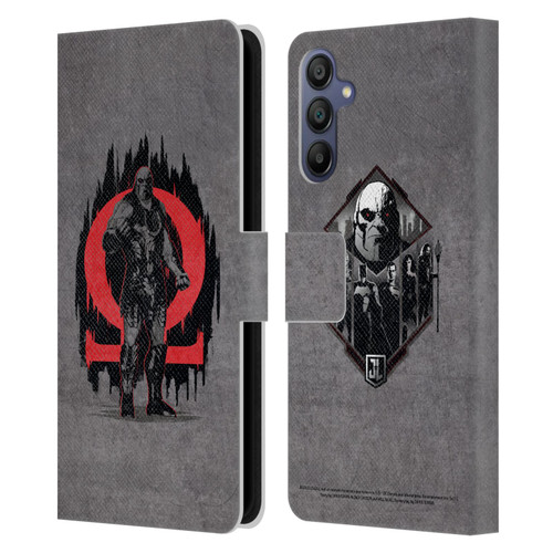 Zack Snyder's Justice League Snyder Cut Graphics Darkseid Leather Book Wallet Case Cover For Samsung Galaxy A15