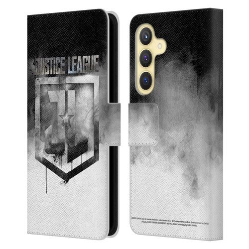 Zack Snyder's Justice League Snyder Cut Graphics Watercolour Logo Leather Book Wallet Case Cover For Samsung Galaxy S24 5G