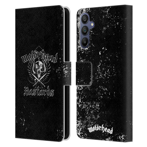 Motorhead Album Covers Bastards Leather Book Wallet Case Cover For Samsung Galaxy A15