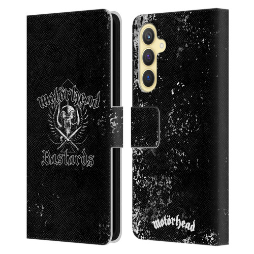 Motorhead Album Covers Bastards Leather Book Wallet Case Cover For Samsung Galaxy S23 FE 5G