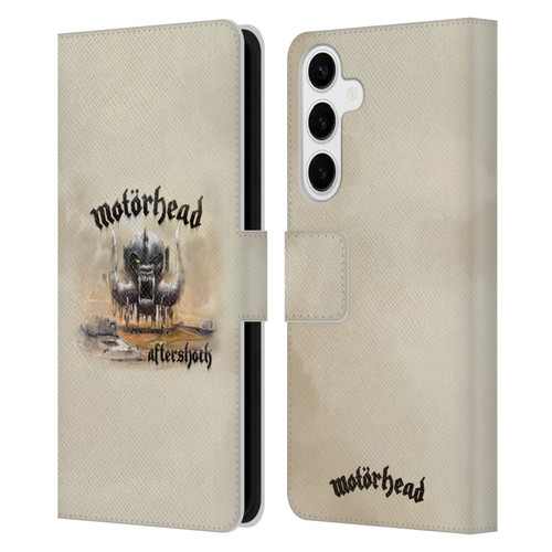 Motorhead Album Covers Aftershock Leather Book Wallet Case Cover For Samsung Galaxy S24+ 5G