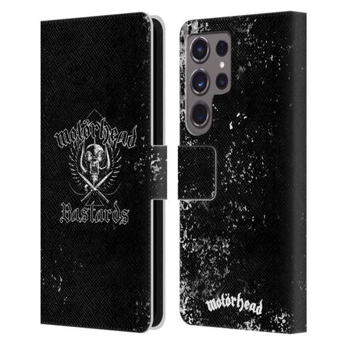 Motorhead Album Covers Bastards Leather Book Wallet Case Cover For Samsung Galaxy S24 Ultra 5G