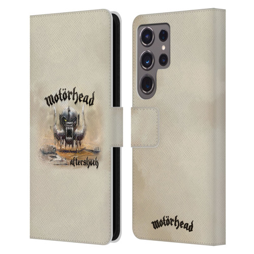 Motorhead Album Covers Aftershock Leather Book Wallet Case Cover For Samsung Galaxy S24 Ultra 5G