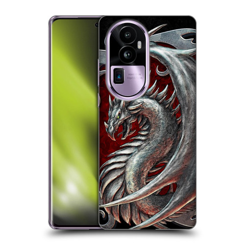 Christos Karapanos Dragons 2 Talisman Silver Soft Gel Case for OPPO Reno10 Pro+