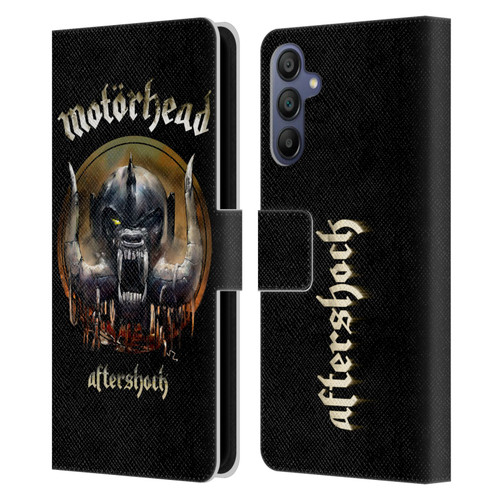 Motorhead Graphics Aftershock Leather Book Wallet Case Cover For Samsung Galaxy A15