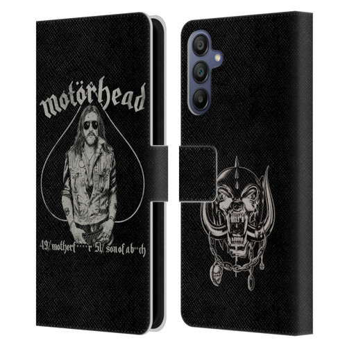 Motorhead Graphics Ace Of Spades Lemmy Leather Book Wallet Case Cover For Samsung Galaxy A15