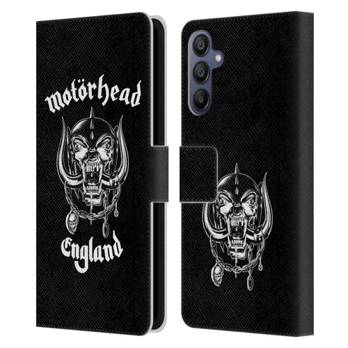 Motorhead Graphics England Leather Book Wallet Case Cover For Samsung Galaxy A15