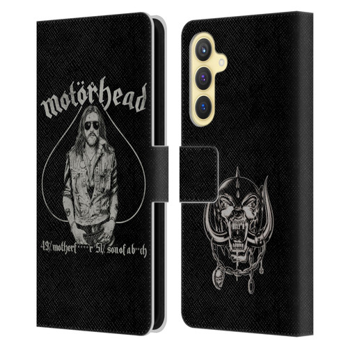 Motorhead Graphics Ace Of Spades Lemmy Leather Book Wallet Case Cover For Samsung Galaxy S23 FE 5G