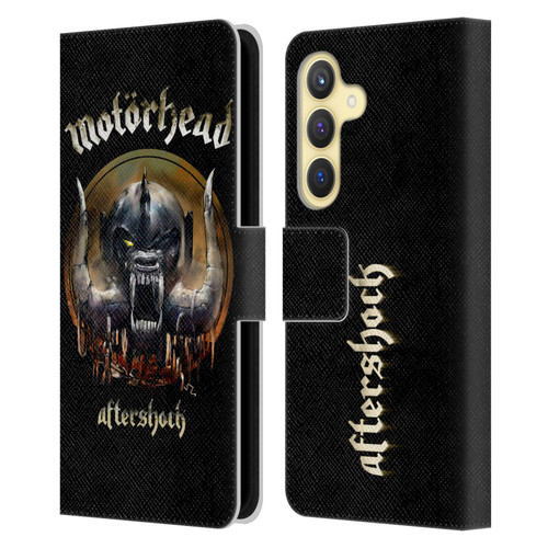 Motorhead Graphics Aftershock Leather Book Wallet Case Cover For Samsung Galaxy S24 5G