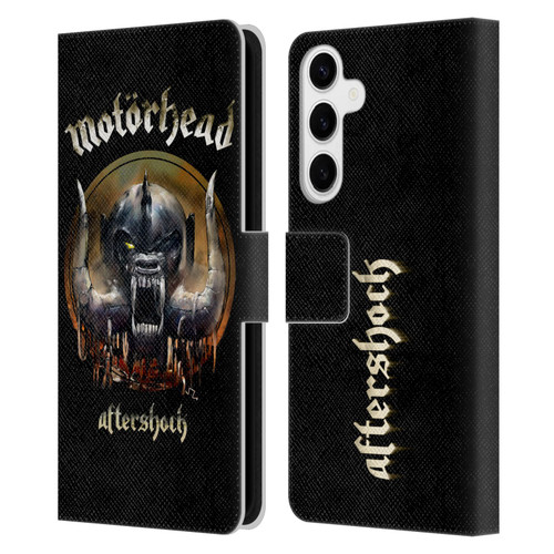 Motorhead Graphics Aftershock Leather Book Wallet Case Cover For Samsung Galaxy S24+ 5G