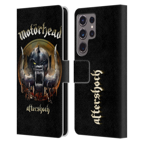 Motorhead Graphics Aftershock Leather Book Wallet Case Cover For Samsung Galaxy S24 Ultra 5G