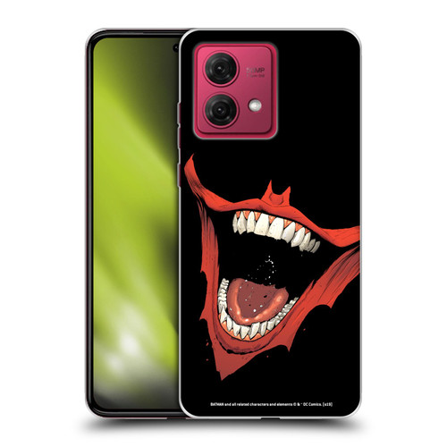 The Joker DC Comics Character Art Laugh Bat Logo Soft Gel Case for Motorola Moto G84 5G