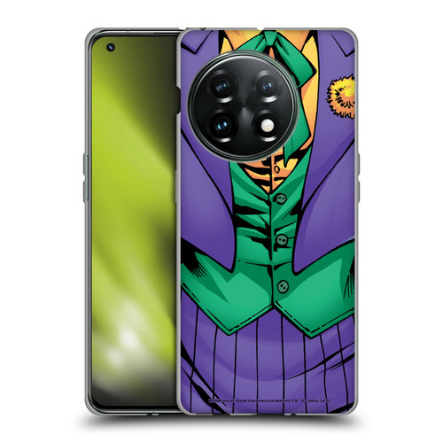 The Joker DC Comics Character Art New 52 Costume Soft Gel Case for OnePlus 11 5G