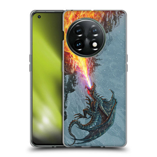 Christos Karapanos Mythical Art Power Of The Dragon Flame Soft Gel Case for OnePlus 11 5G