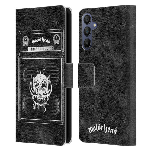 Motorhead Key Art Amp Stack Leather Book Wallet Case Cover For Samsung Galaxy A15