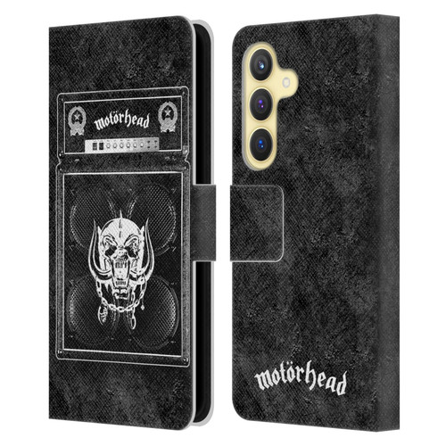 Motorhead Key Art Amp Stack Leather Book Wallet Case Cover For Samsung Galaxy S24 5G