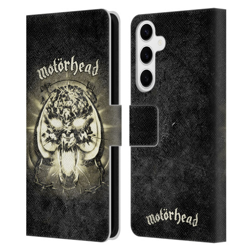 Motorhead Key Art Overkill Leather Book Wallet Case Cover For Samsung Galaxy S24+ 5G