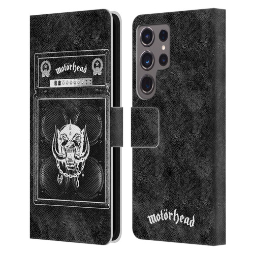 Motorhead Key Art Amp Stack Leather Book Wallet Case Cover For Samsung Galaxy S24 Ultra 5G