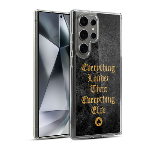 Motorhead Key Art Everything Louder Soft Gel Case for Samsung Galaxy S24 Ultra 5G & MagSafe