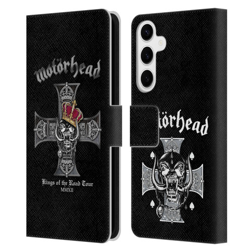 Motorhead Tours Kings Of The Road Leather Book Wallet Case Cover For Samsung Galaxy S24+ 5G