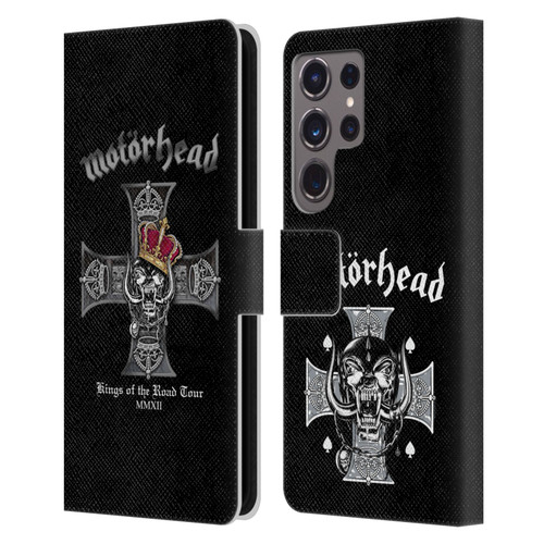 Motorhead Tours Kings Of The Road Leather Book Wallet Case Cover For Samsung Galaxy S24 Ultra 5G