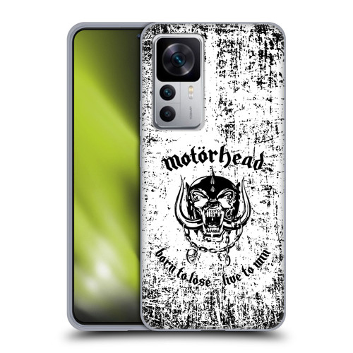 Motorhead Logo Born To Lose Live To Win Soft Gel Case for Xiaomi 12T 5G / 12T Pro 5G / Redmi K50 Ultra 5G