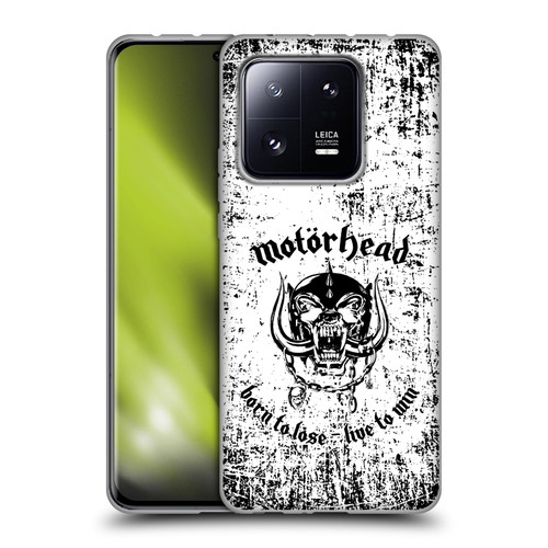 Motorhead Logo Born To Lose Live To Win Soft Gel Case for Xiaomi 13 Pro 5G