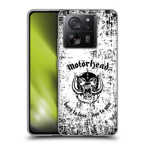 Motorhead Logo Born To Lose Live To Win Soft Gel Case for Xiaomi 13T 5G / 13T Pro 5G