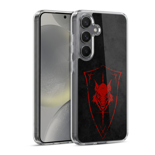 Christos Karapanos Shield Wild Boar Soft Gel Case for Samsung Galaxy S24 5G & MagSafe