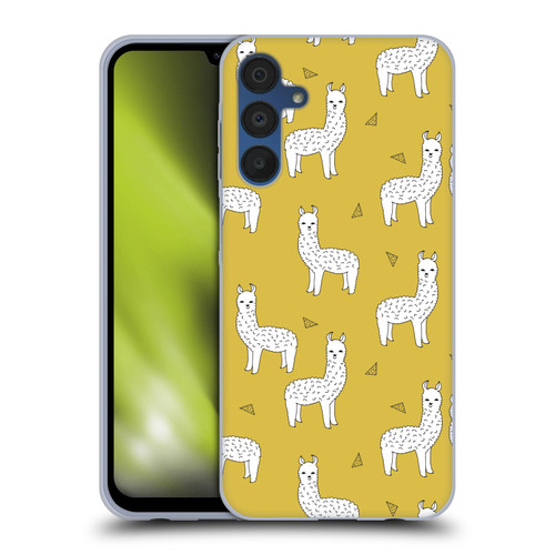 Andrea Lauren Design Animals Llama Soft Gel Case for Samsung Galaxy A15