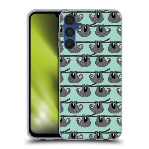 Andrea Lauren Design Animals Sloth Soft Gel Case for Samsung Galaxy A15