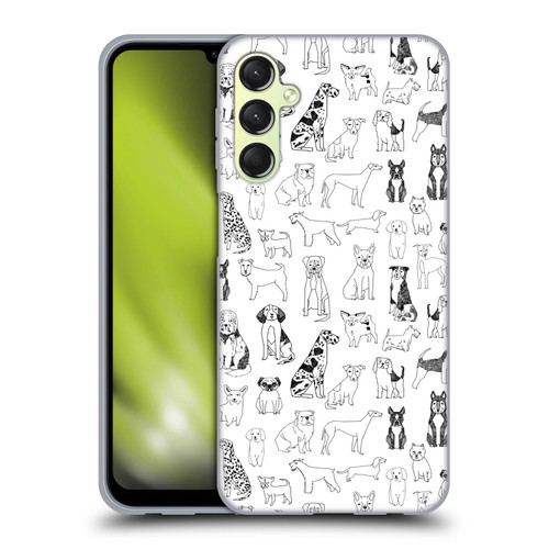 Andrea Lauren Design Animals Canine Line Soft Gel Case for Samsung Galaxy A24 4G / Galaxy M34 5G