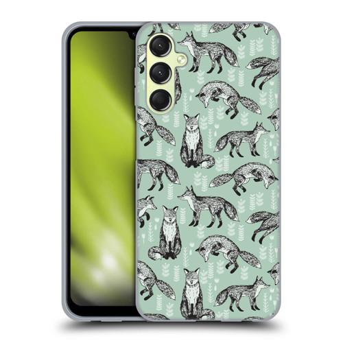 Andrea Lauren Design Animals Fox Soft Gel Case for Samsung Galaxy A24 4G / M34 5G