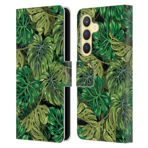 Mark Ashkenazi Banana Life Tropical Haven Leather Book Wallet Case Cover For Samsung Galaxy S24 5G