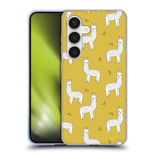 Andrea Lauren Design Animals Llama Soft Gel Case for Samsung Galaxy S24 5G